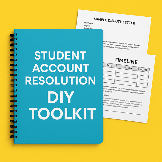 Student Account Resolution DIY Toolkit